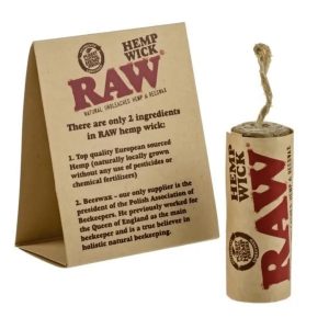 Mecha Raw Hemp Wick Málaganjah