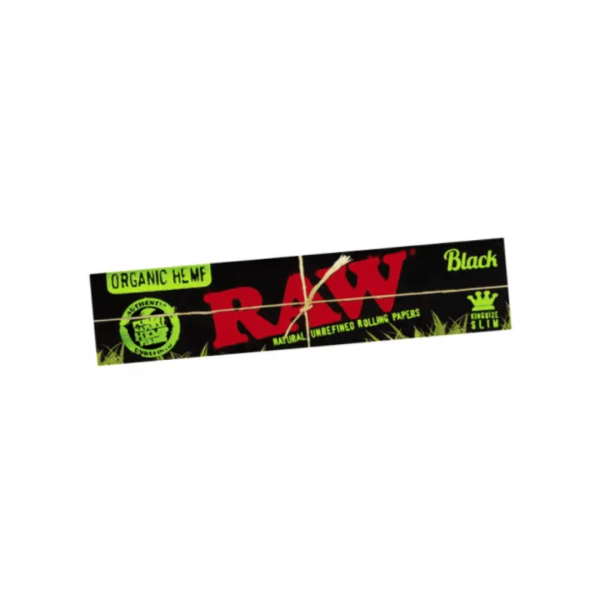 Papeles Raw Black Hemp