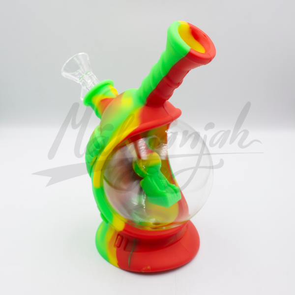 Bong Silicona Y Cristal Astronauta. 2