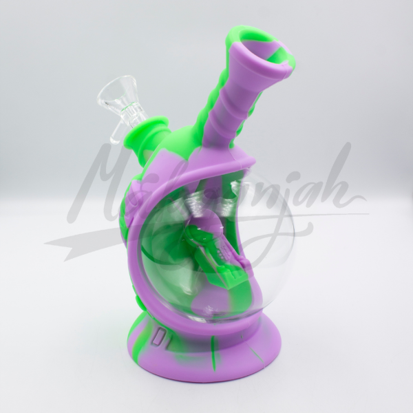 Bong Silicona Y Cristal Astronauta. 3