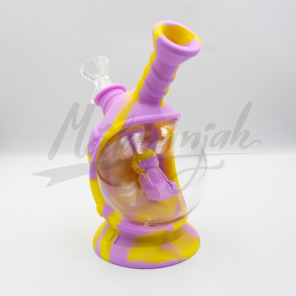 Bong Silicona Y Cristal Astronauta. 4
