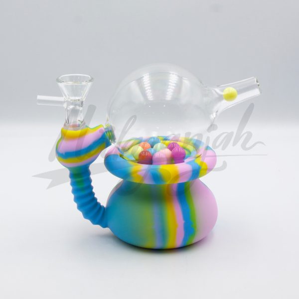 Bong Silicona Y Cristal Bubbles. 2