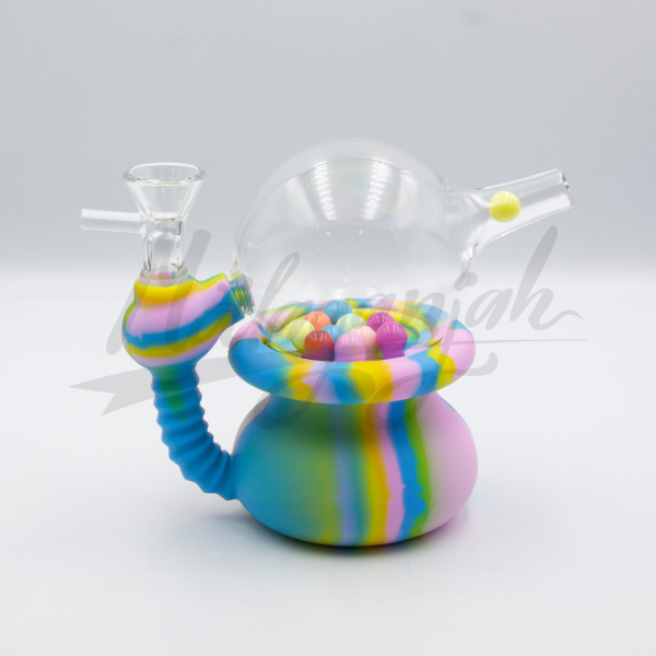 Bong Silicona Y Cristal Bubbles. 2