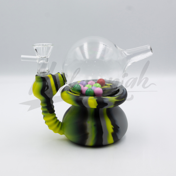Bong Silicona Y Cristal Bubbles. 3