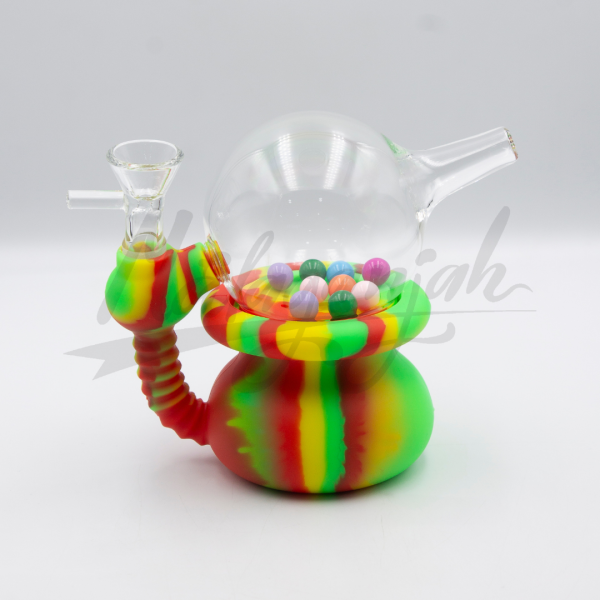 Bong Silicona Y Cristal Bubbles. 4