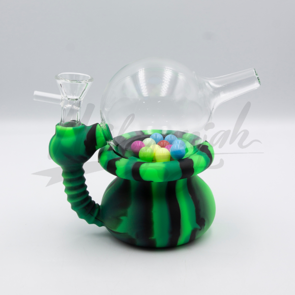 Bong Silicona Y Cristal Bubbles. 5
