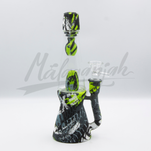 Bong Silicona Y Cristal Estampado. 5