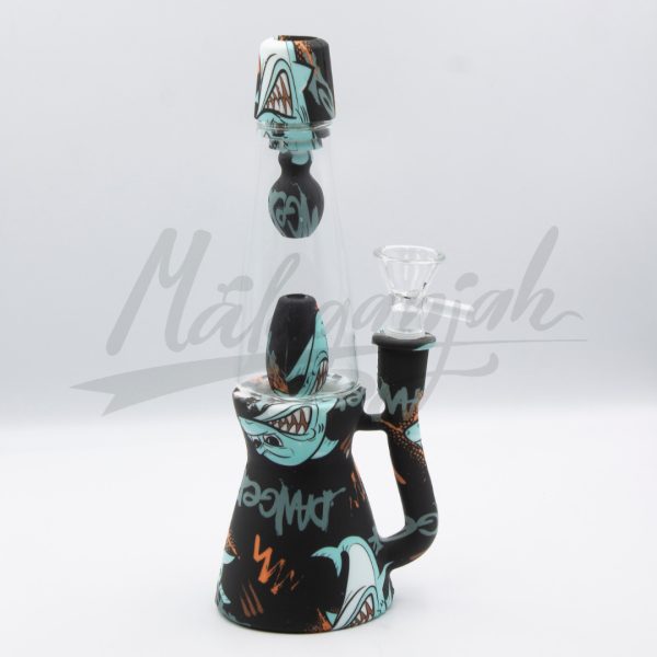 Bong Silicona Y Cristal Estampado. 6