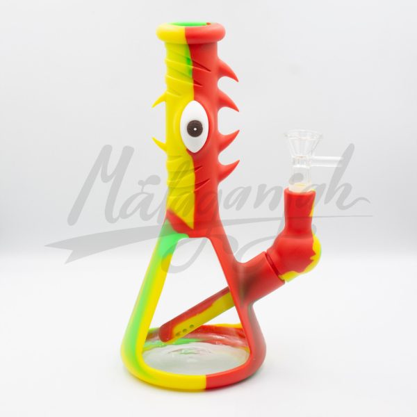 Bong Silicona Y Cristal Monstruo. 1