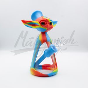 Bong Silicona Y Cristal Yoda. 1