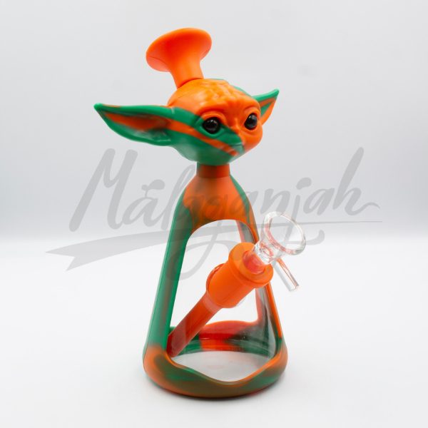 Bong Silicona Y Cristal Yoda. 4
