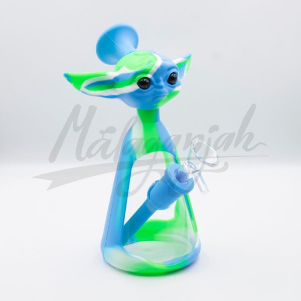 Bong Silicona Y Cristal Yoda. 5