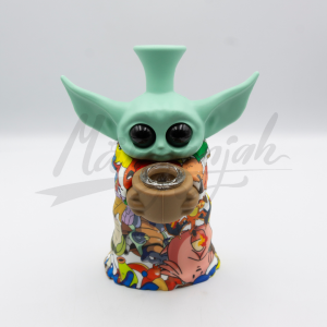 Bong Silicona Yoda Estampado. 1
