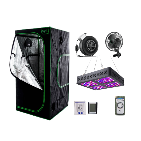 Kit Básico Interior Luz Cultivo Cannabis 600w