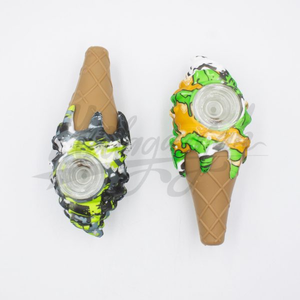 Pipa Silicona Cono Estampado. 6