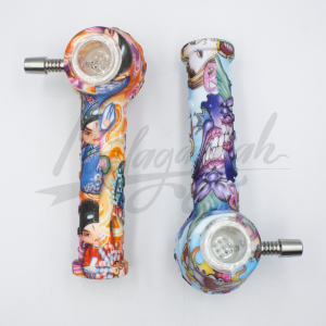 Pipa Silicona Estampada. 1