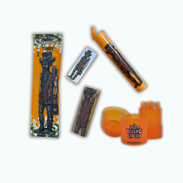Kit Básico Regalo Cannabis Lion Rolling Circus Málaganjah