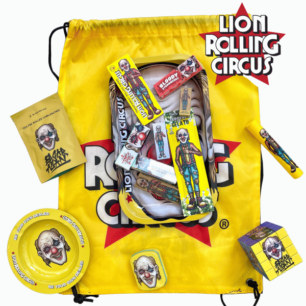 Kit Real Fan Málaganjah Lion Rolling Circus Combo Ganjehro