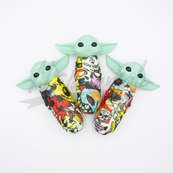 Pipa Silicona Yoda Estampada. 1