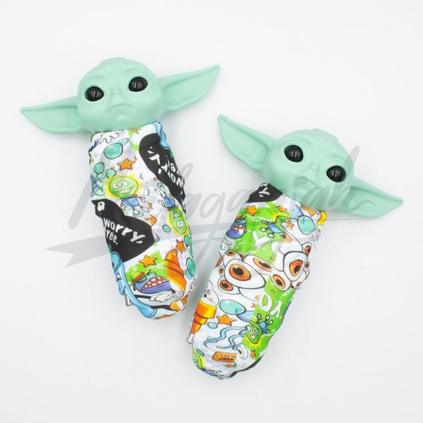 Pipa Silicona Yoda Estampada. 2