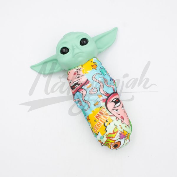 Pipa Silicona Yoda Estampada. 3