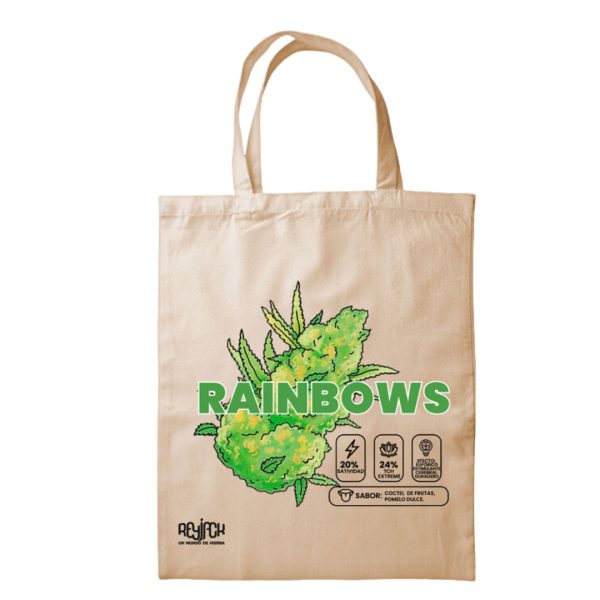 Tote Bag Mundo de Hierba Rainbows