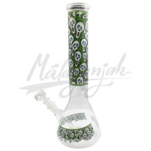 Bong En Vidrio Estampado Neón. Málaganjah (3)
