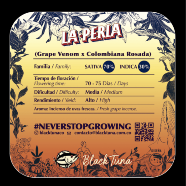 Línea Biodiversidad Málaganjah x Black Tuna La Perla Descripción