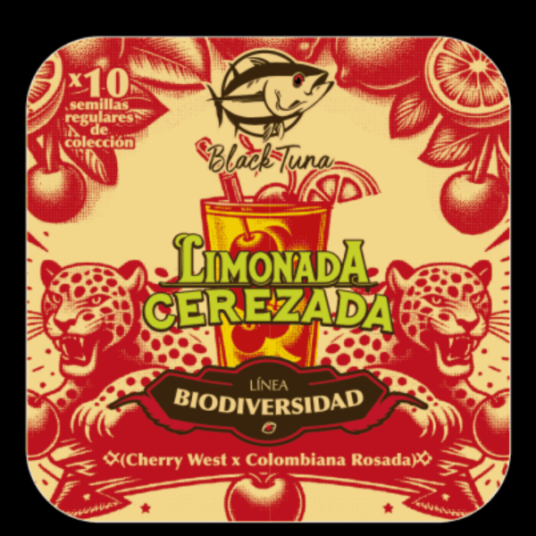 Línea Biodiversidad Málaganjah x Black Tuna Limonada Cerezada