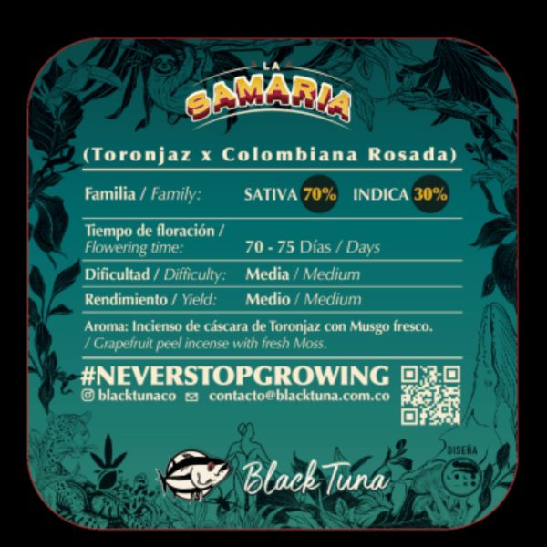 Línea Biodiversidad Málaganjah x Black Tuna Samaria Descripción
