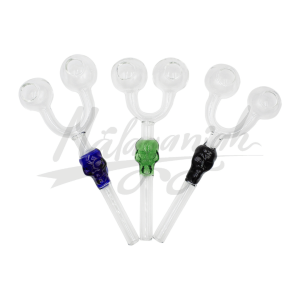 Pipa Vidrio Wax Doble Calavera Málaganjah