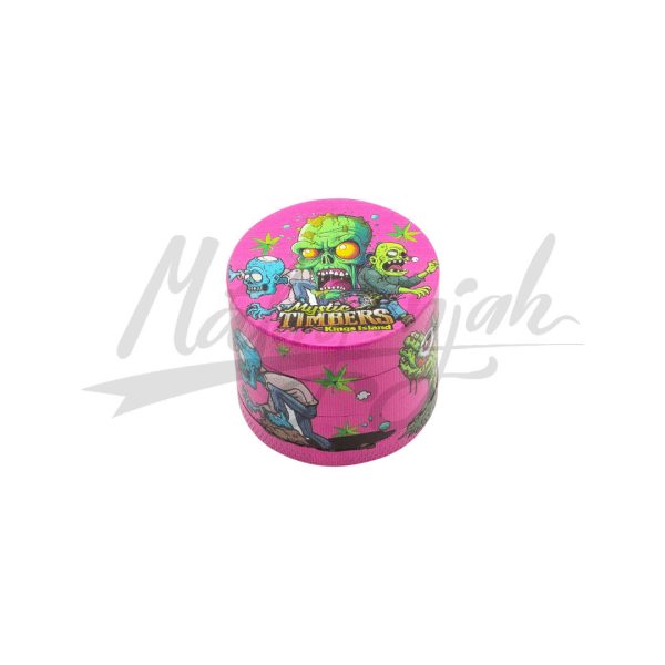 Grinder Mystic Zombies Málaganjah 4 Partes Rosado