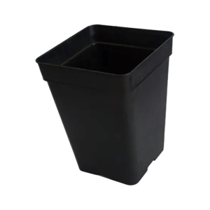 Matera Plastica Negra 7.6 L Málaganjah Macetas materas Colombia