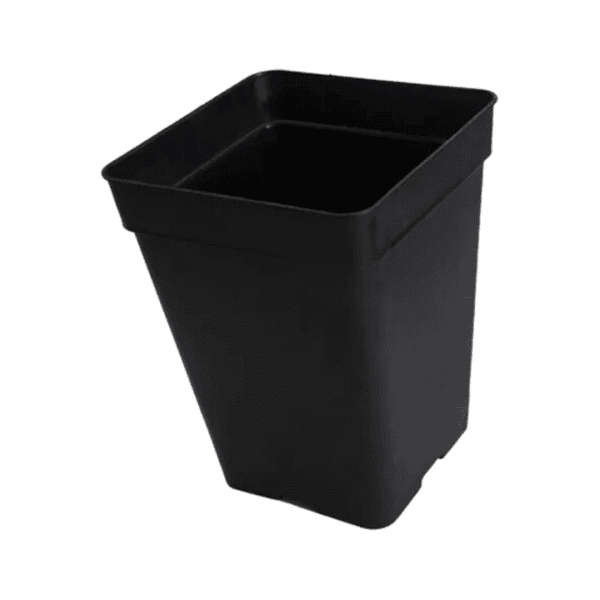 Matera Plastica Negra 7.6 L Málaganjah Macetas materas Colombia