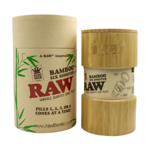 Raw Bamboo Six Shooter Variable Quantity Cone Filler
