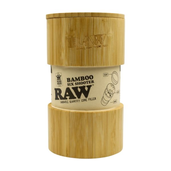 Raw Bamboo Six  Shooter Variable Quantity Cone Filler - Imagen 4
