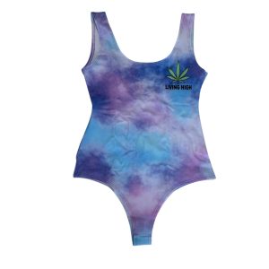 Body Tie Dye Cannábico para Mujer – Estilo Psicodélico