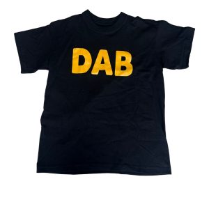 Camiseta Negra Unisex DAB – Streetwear Cannábico