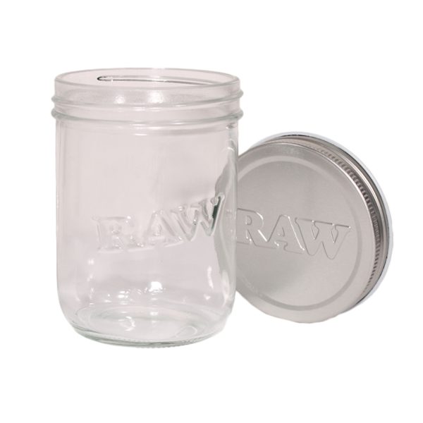 Raw Glass Jar 16oz